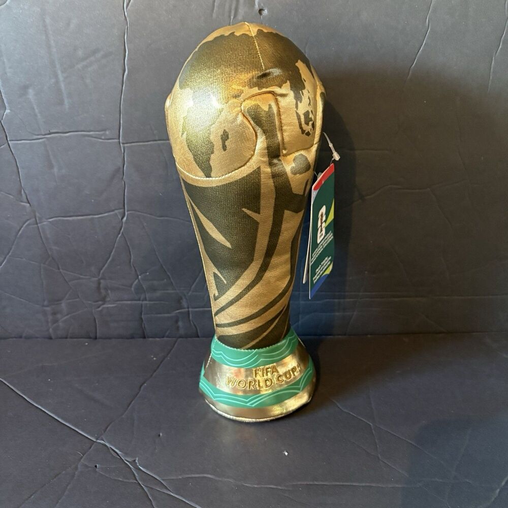 FIFA World Cup 2026 10-Inch Plush Trophy Officially Licensed Jazwares NEW W TAGS